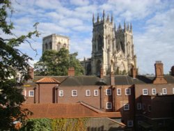 York Minster from the City Wall Wallpaper