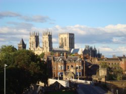 York Minster from the City Wall Wallpaper