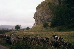 Kilnsey Crag in the Yorkshire Dales Wallpaper