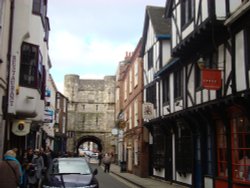 High Petergate towards Bootham Bar Wallpaper