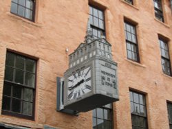 The Town House Clock Wallpaper