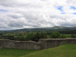 View From Montgomery Castle Wallpaper