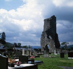 The ruins of Talley Abbey Wallpaper