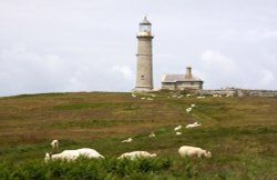 Old Lighthouse, Lundy Island Wallpaper