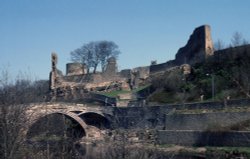 Barnard Castle and the River Tees Wallpaper