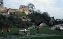 Barnard Castle and the River Tees Wallpaper