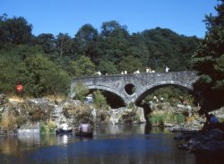 The River Teifi at Cenarth Wallpaper