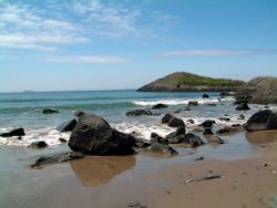 Whitesands Bay in the Pembrokeshire Coast National Park Wallpaper