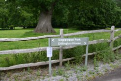 Dillington House signboard