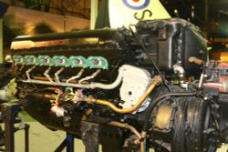 Rolls Royce Merlin engine at Yeovilton Air Museum.