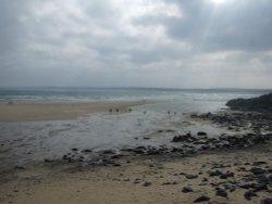 Low tide at St Ives Wallpaper