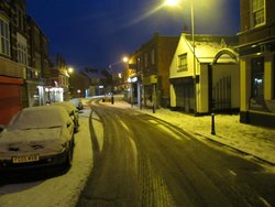 Rushden snow scene Wallpaper