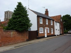The former bakery and corn store in Southwold Wallpaper