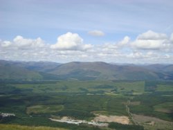 Lochaber from Sgurr Finnisg-aig Wallpaper
