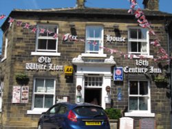 Old White Lion Hotel, Haworth Wallpaper