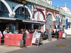Fortune of War Beer Garden, Brighton beach