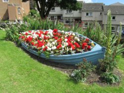 Flower Boat Wallpaper