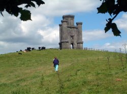 Paxton's Tower, near Llanarthney. Wallpaper