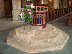 The Font of Holy Trinity Church Wallpaper