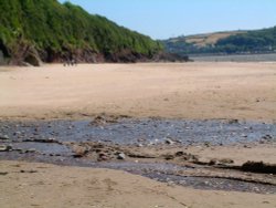 Scott's Bay, Llansteffan Wallpaper