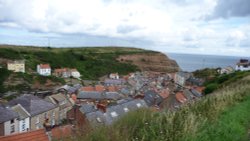 Views of Staithes, in the beautiful County of North Yorkshire Wallpaper