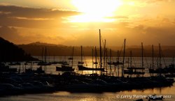 Sunset over Brixham Wallpaper