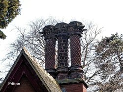 Chimneys in Fritton Wallpaper