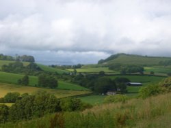 Landscape around Plush, Dorset Wallpaper
