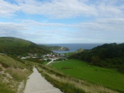 West Lulworth and Lulworth Cove, Dorset Wallpaper