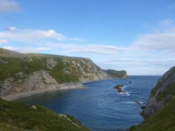 A Beautiful Cove near Durdle Door, Dorset Wallpaper