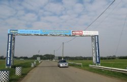 Drag racing Santa Pod, Podington Wallpaper