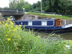 Miss B and Pyrford Lock Wallpaper