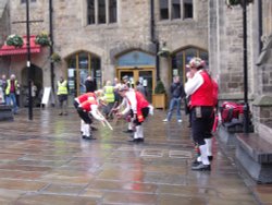 Morris Dancers, Market Square, Durham Wallpaper