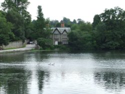 Melbourne Hall pond Wallpaper