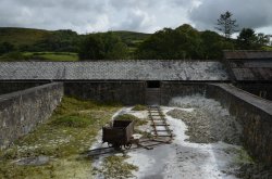 Old China Clay works at Wheal Martyn Wallpaper