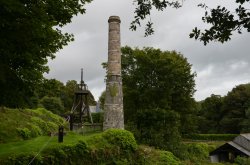 Old China Clay works at Wheal Martyn Wallpaper