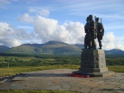Commando Memorial and Ben Nevis Wallpaper