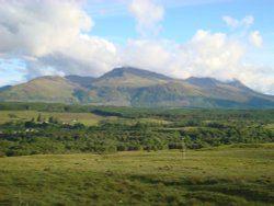 Carn Mhor Dhearag and Ben Nevis Wallpaper
