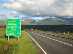 The A82 towards Spean Bridge Wallpaper