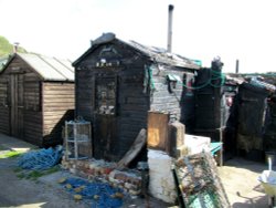 Fisherman's Hut Wallpaper