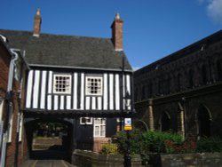 The Gatehouse on the site of Leicester Castle Wallpaper