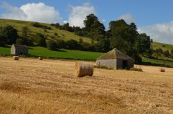 Farm near Tissington Wallpaper