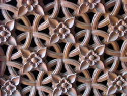 Hand carved panel at Islamic Centre, Oxford Wallpaper