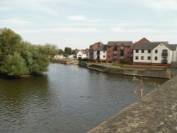 Evesham, the River Avon Wallpaper