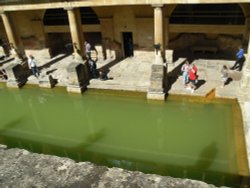 Bath, the Roman baths Wallpaper