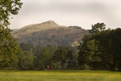 Fairfield from Rothay Park Ambleside Wallpaper
