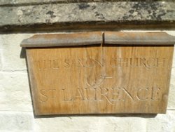 Bradford-On-Avon, the plaque near the Saxon Church Wallpaper