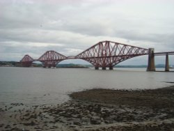The Forth Bridge from South Queensferry Wallpaper