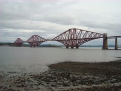 The Forth Bridge from South Queensferry Wallpaper