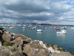 Brixham Outer Harbour. Wallpaper